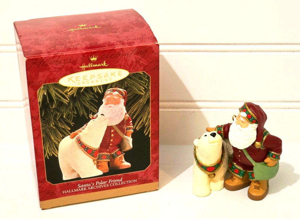 Hallmark Keepsake 1997 Santa's Polar Friend Archives Collection Polar Bear